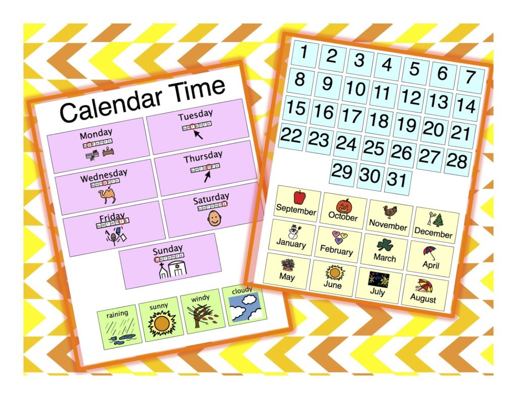 Summer Series Calendar Time » Autism Adventures