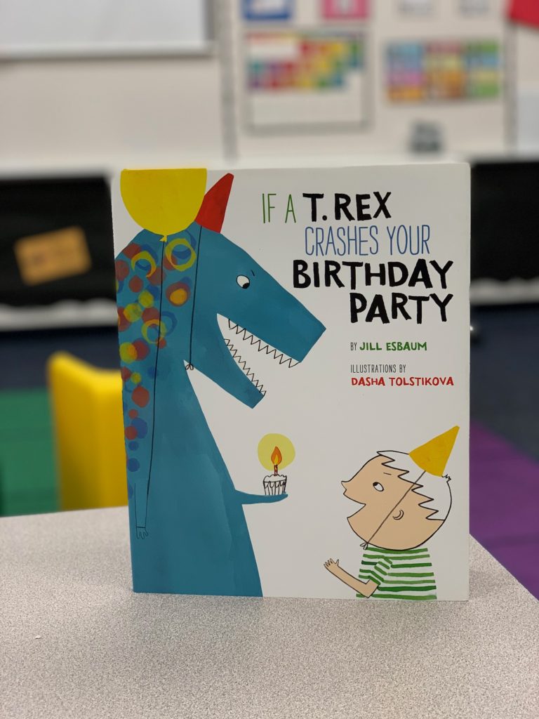 If A T. rex crashes your birthday picture book 
