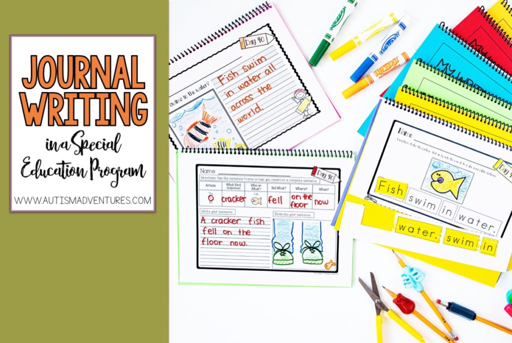 leveled writing journals for easy differentiation
