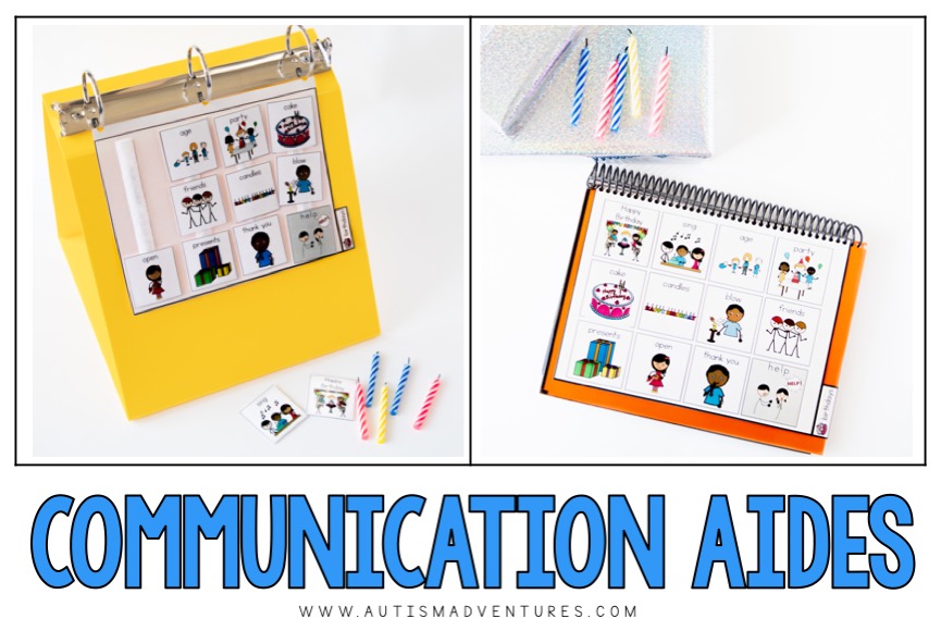 birthday communication board for students with special needs