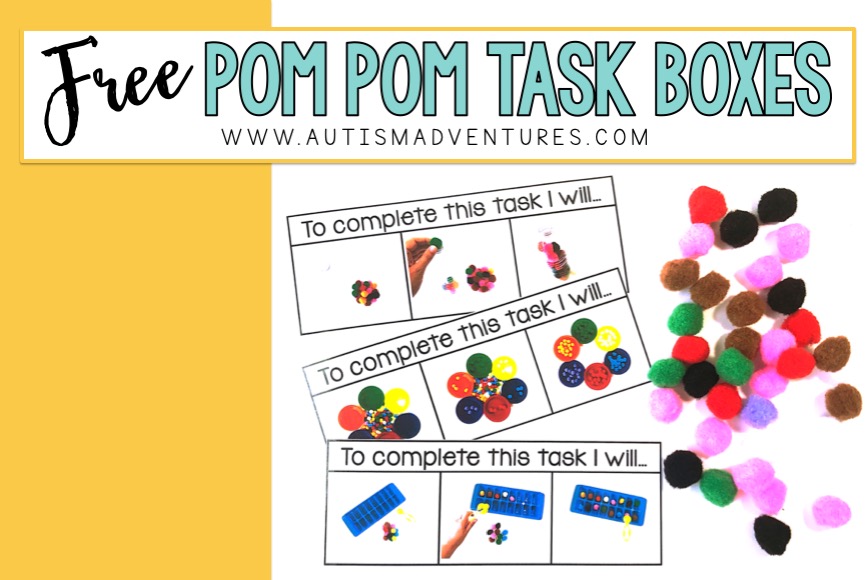 Free Task Boxes for Special Education - Positively Learning