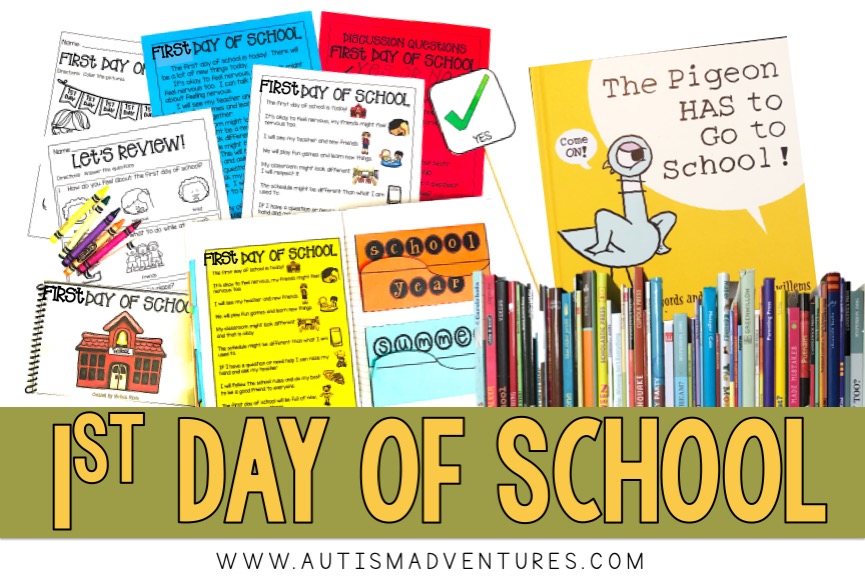 first day of school printable activities