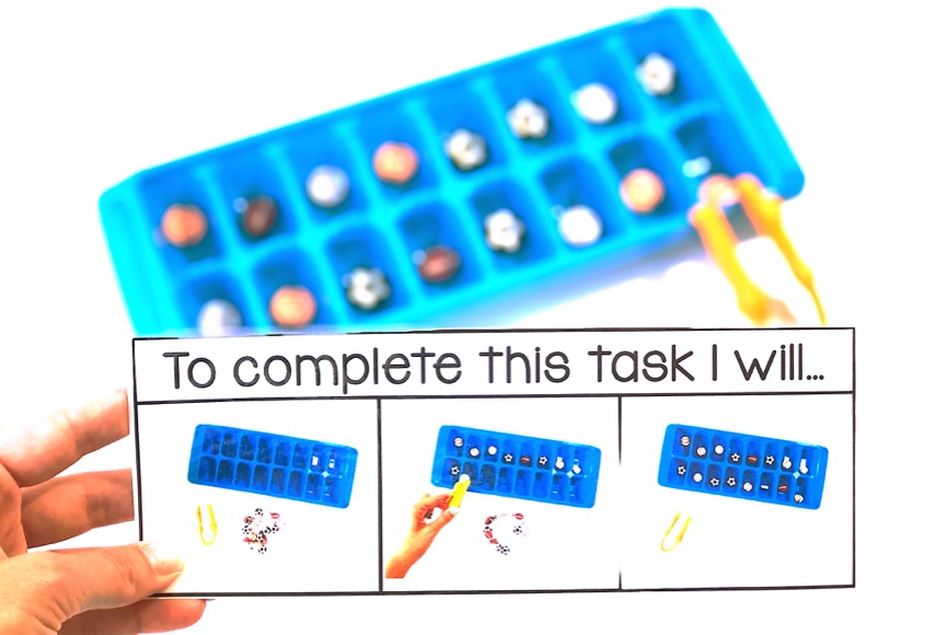 mini eraser task box sample ideas