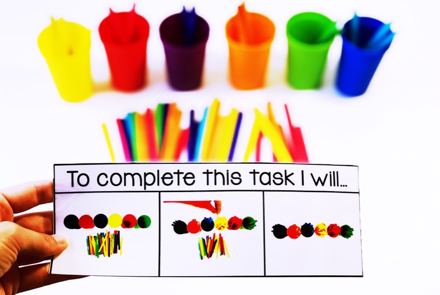 popsicle stick task box ideas
