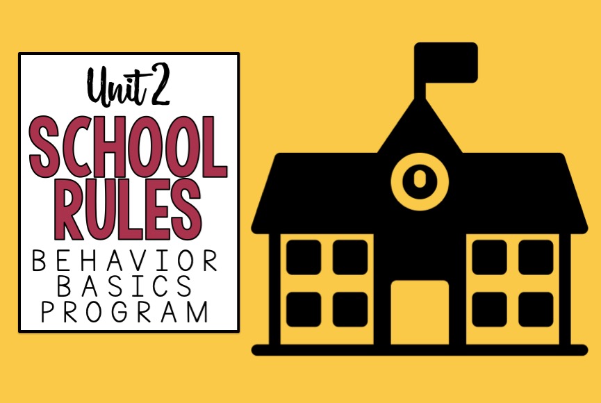 school rules logo for the behavior basics curriculum