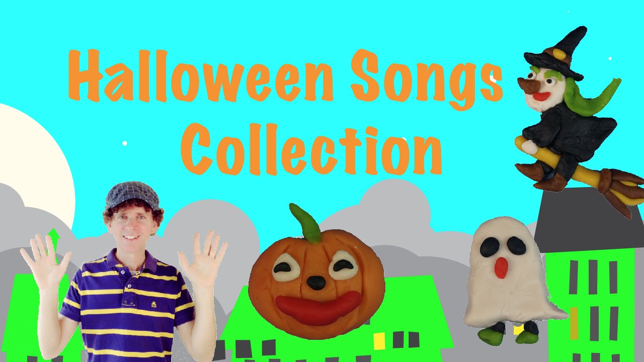 Halloween Kids Songs Collection | Four Fun Songs | Preschool, Kindergarten, Learn English