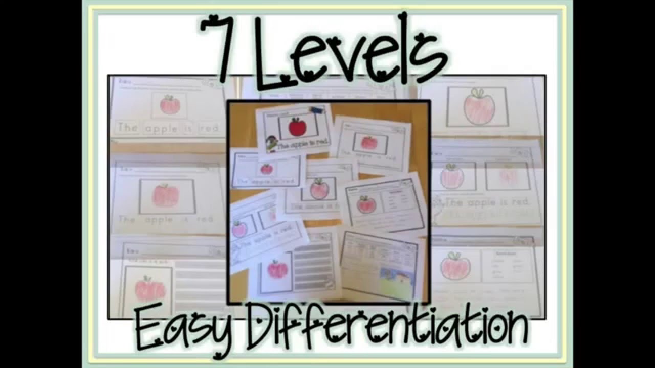 Differentiated Writing Curriculum for Students With Special Needs Product  Preview