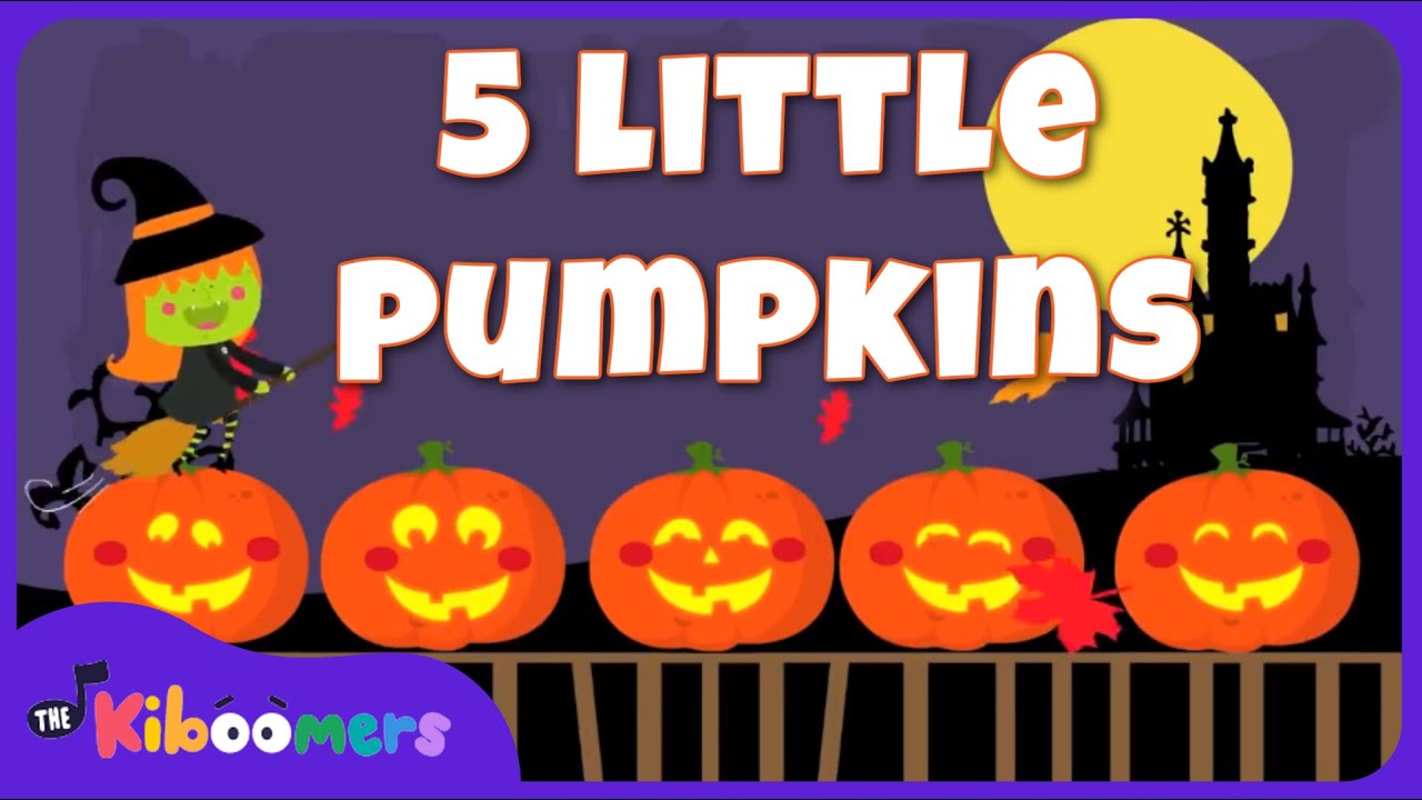 Five Little Pumpkins - THE KIBOOMERS Preschool Songs for Circle Time - Halloween Song