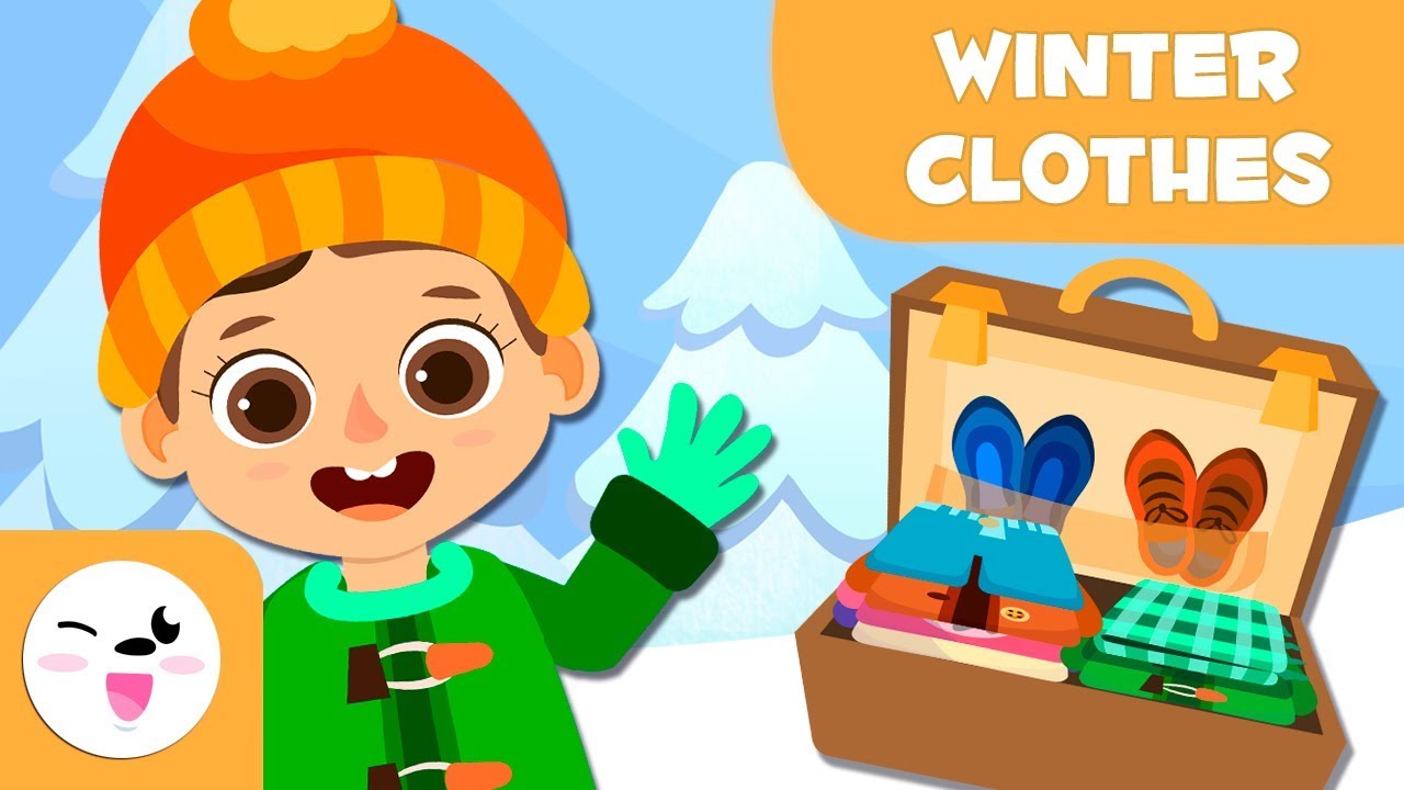 Winter clothing - Vocabulary in English for kids