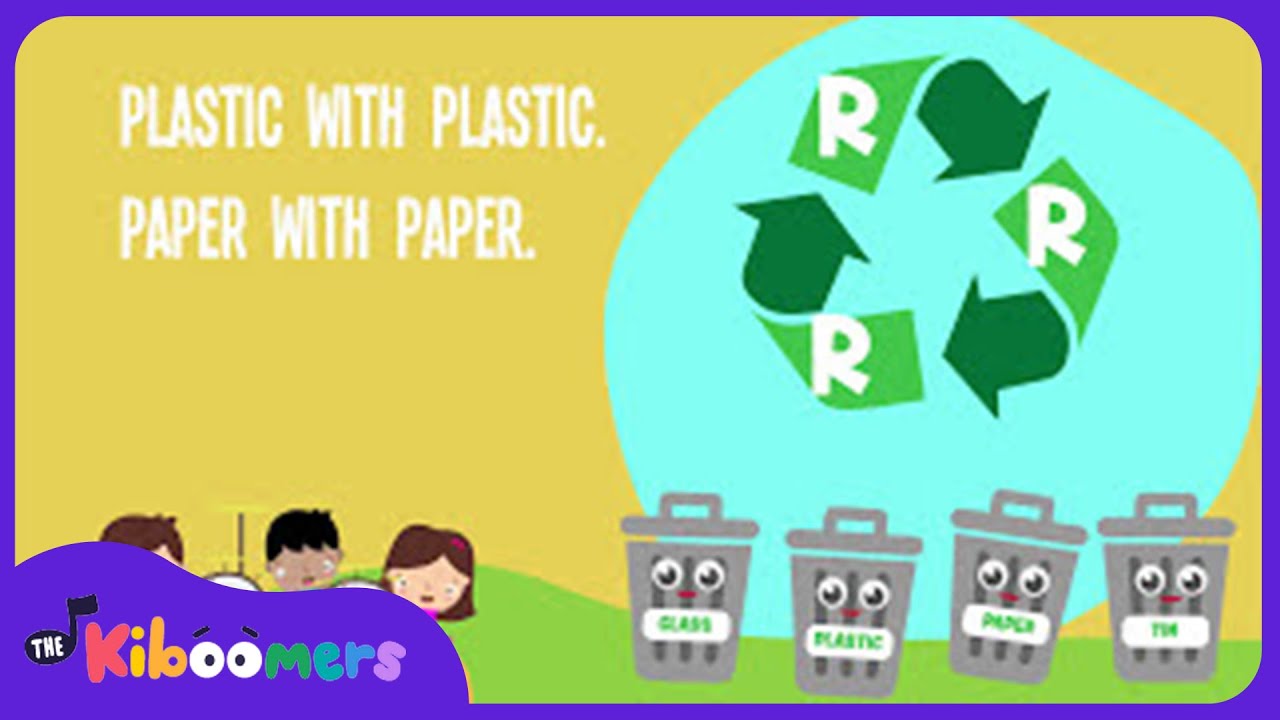 Reduce Reuse Recycle Song for Kids |  Earth Day Songs for Children | The Kiboomers