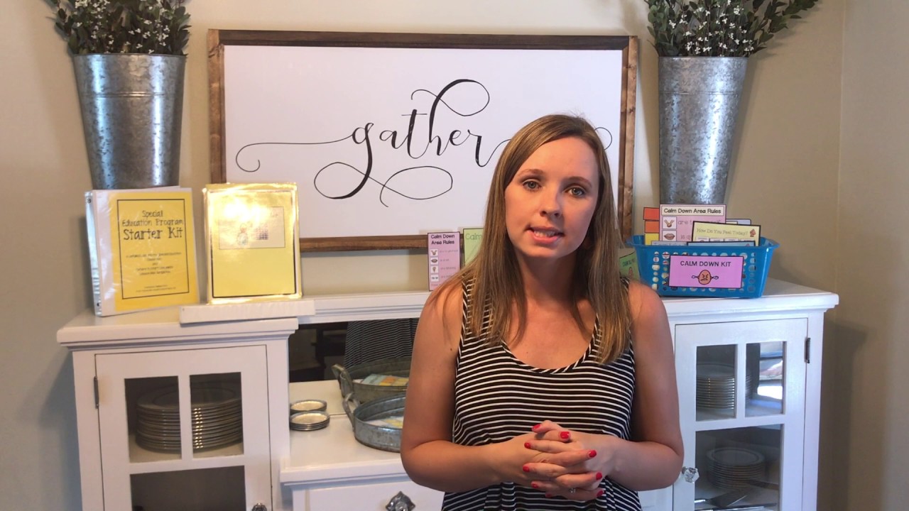 Classroom Starter Kit- For a Special Education Program