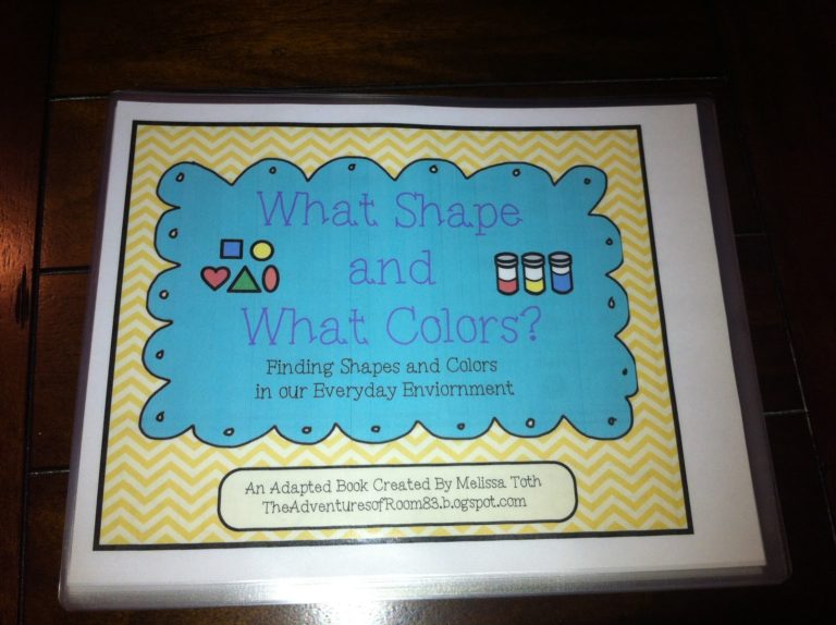 What Shape/What Colors Adapted Book!