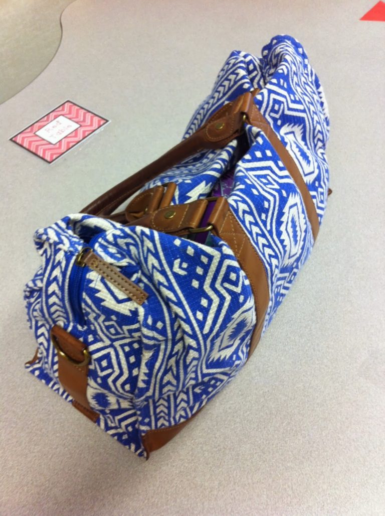 My Version of a “Diaper Bag.”