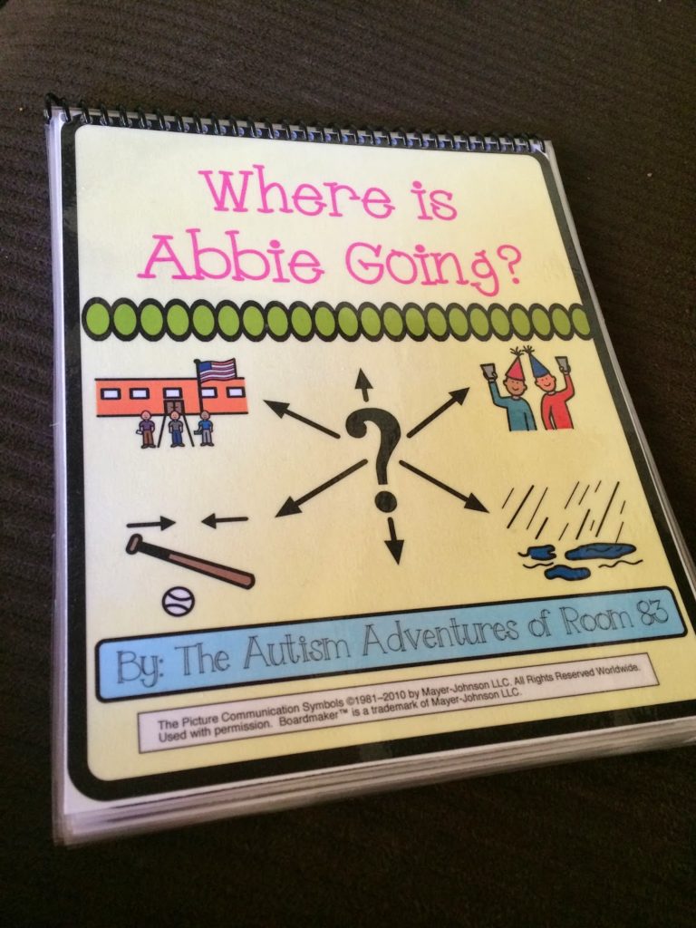 Where is Abbie Going? Adapted Book for Students with Special Needs