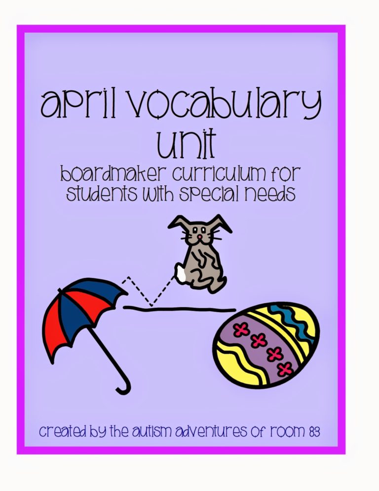 April Vocabulary Unit!