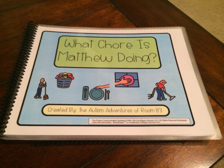 What is Matthew Doing? Adapted Book for Students with Special Needs