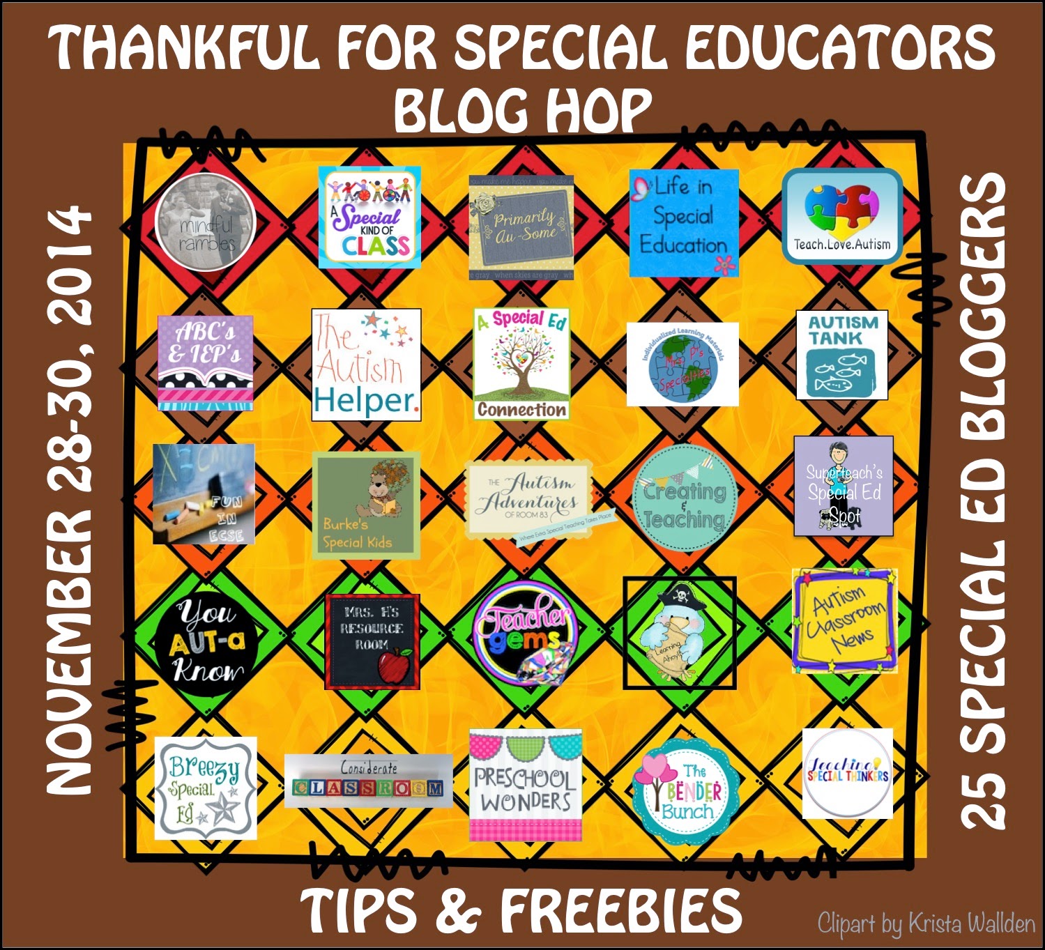 Monday Motivator- Thankful for Bloggers! » Autism Adventures