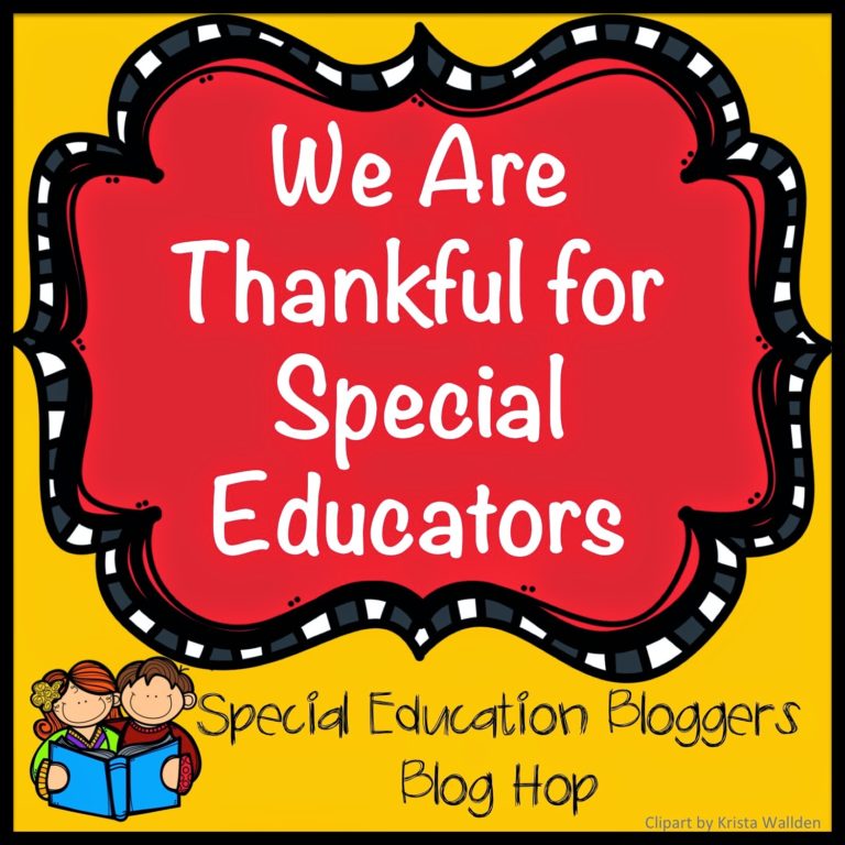 Thanksgiving Special Educators Blog Hop!