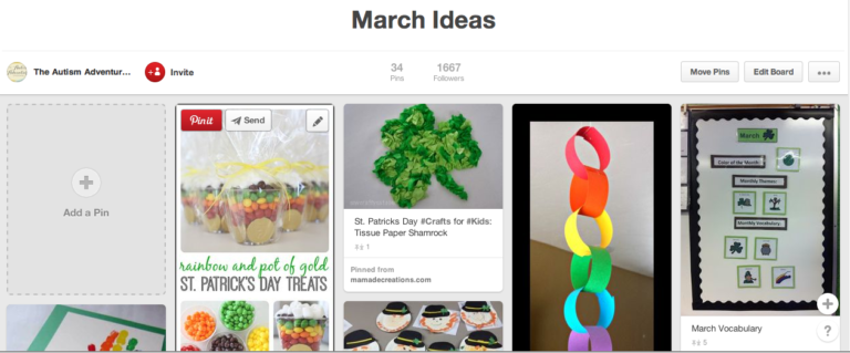 March Pinterest