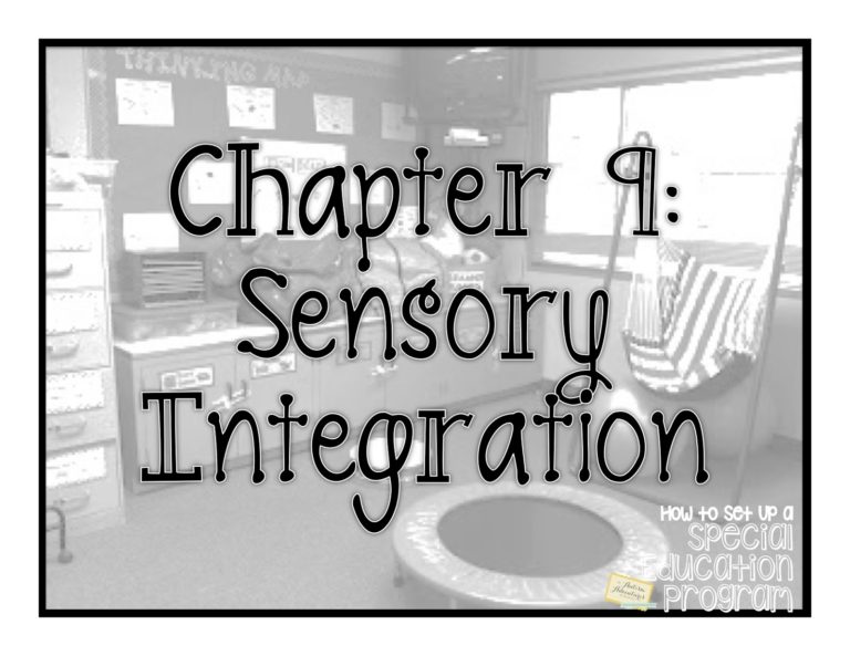 “How To Set Up A Special Education Program”- Sensory Integration