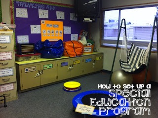 “How To Set Up A Special Education Program”- Sensory Corner/Transitions