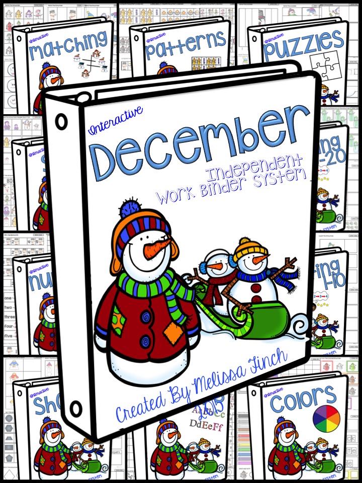 December Independent Binder Work System