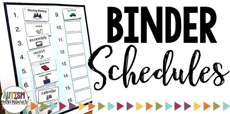 Binder Schedule Video Tour