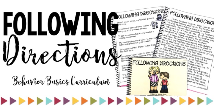 Following Directions- Behavior Basics