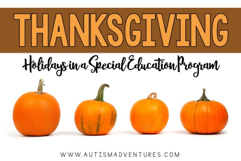 Thanksgiving Celebrations in the Classroom