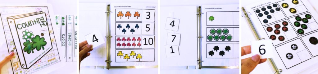 march binder tasks for a TEACCH autism program