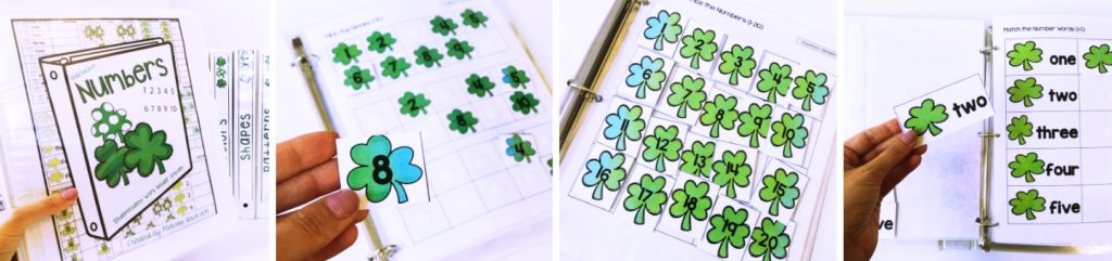 march binder tasks for a TEACCH autism program