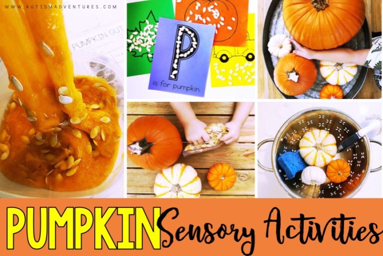 Pumpkin Sensory Activities