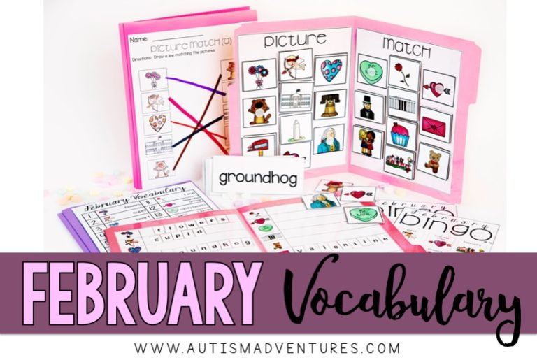 February Vocabulary Words in the Classroom