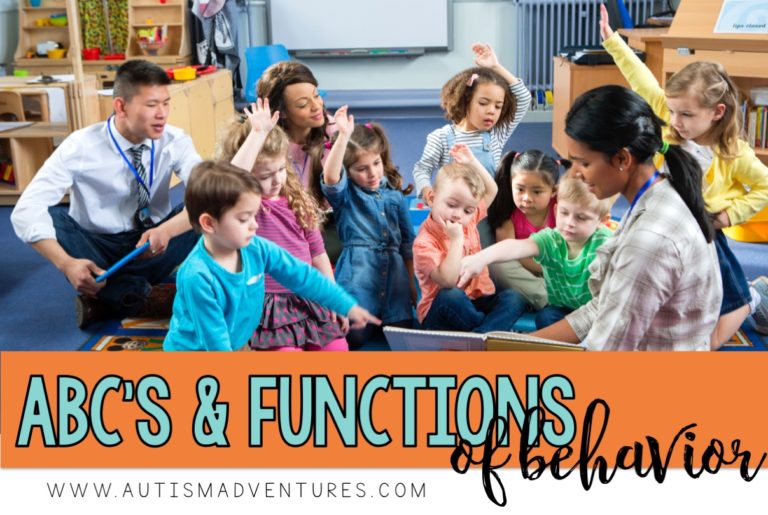ABC’s and Functions of Behavior