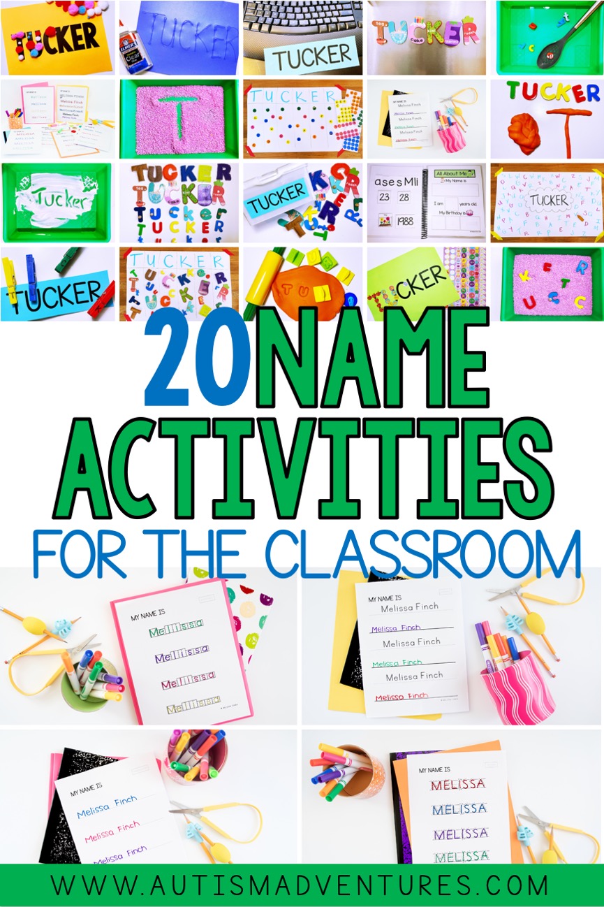classroom activities name