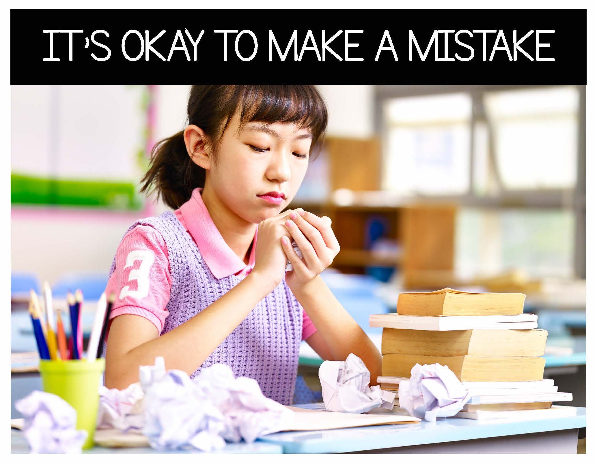 It is OK to Make Mistakes (3 PARTS, 3 SOCIAL STORIES) by SMILING