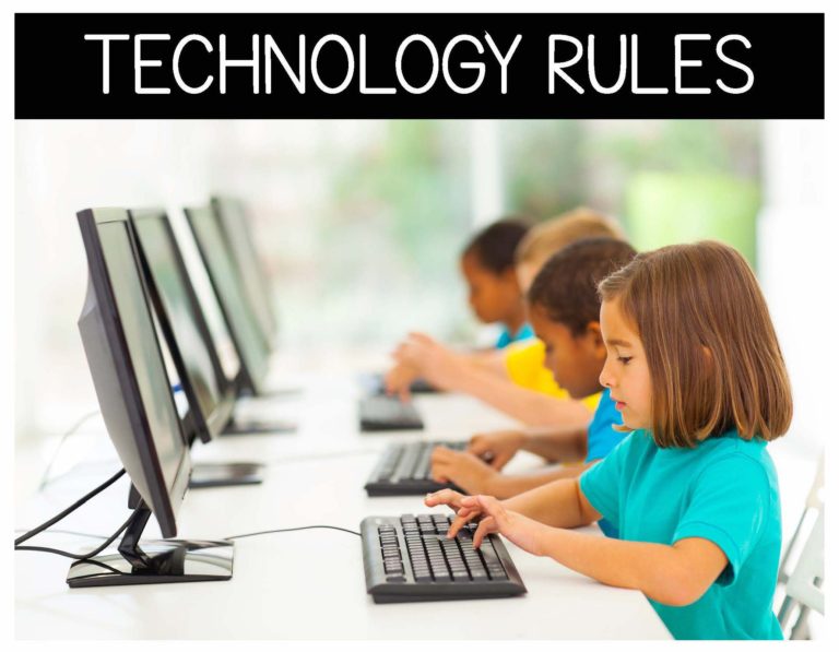 Classroom Technology Rules: social emotional learning curriculum