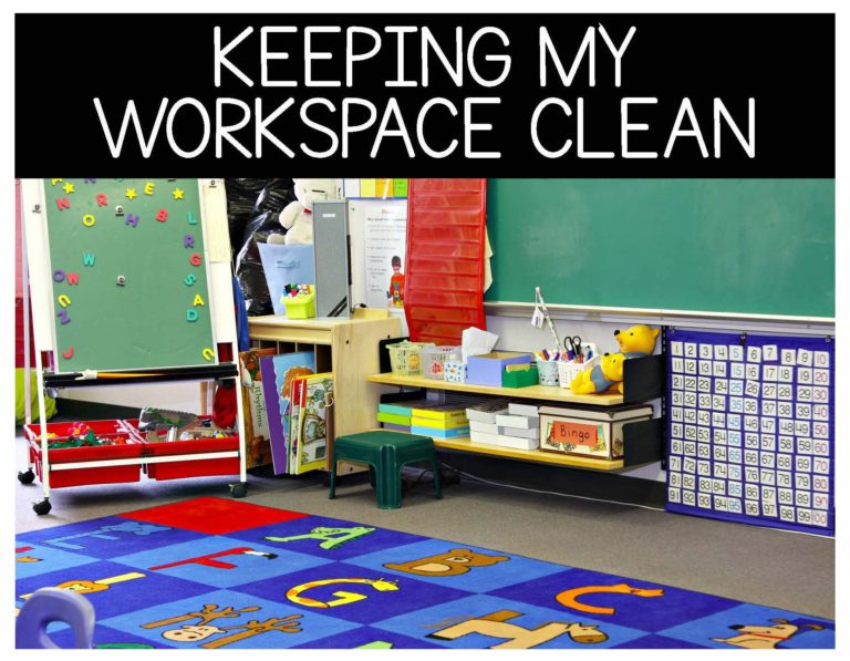 teaching kids to keep their Workspace clean: social emotional learning