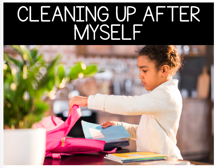 teaching kids to Clean Up: social emotional learning curriculum