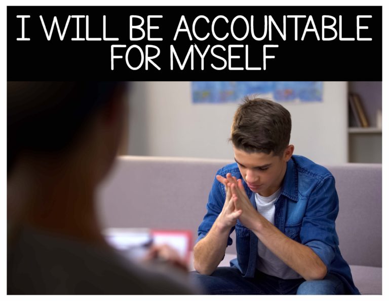 I Will Be Accountable for Myself: Behavior Basics