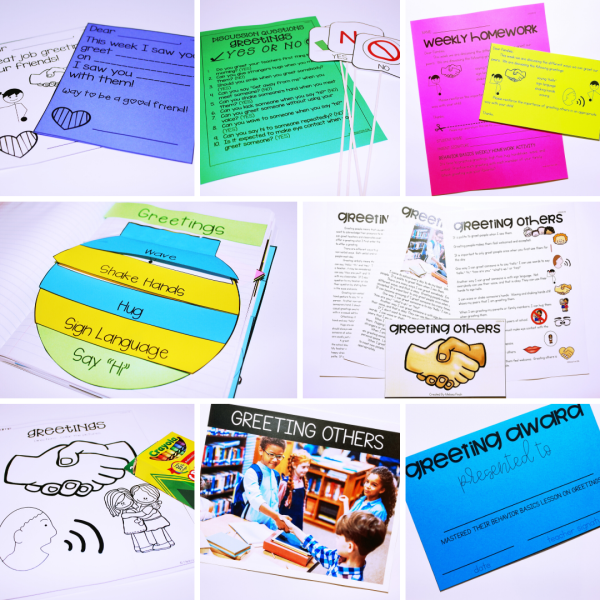 Greeting Others: Behavior Basics » Autism Adventures