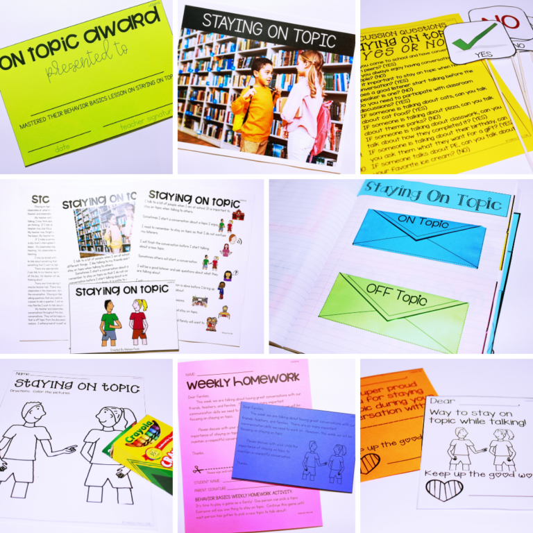 Staying on Topic: Behavior Basics » Autism Adventures