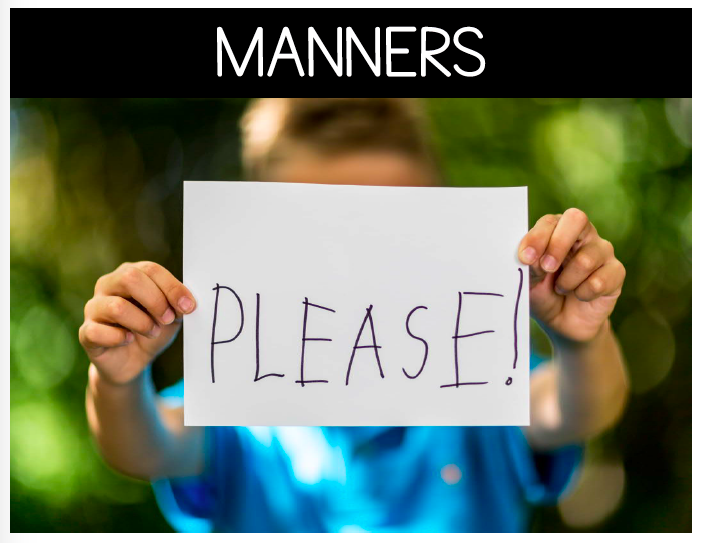 Teaching Manners in the classroom: Behavior Basics