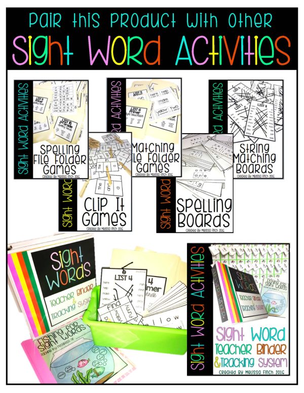 Sight Word Worksheets- For Special Education - Image 4