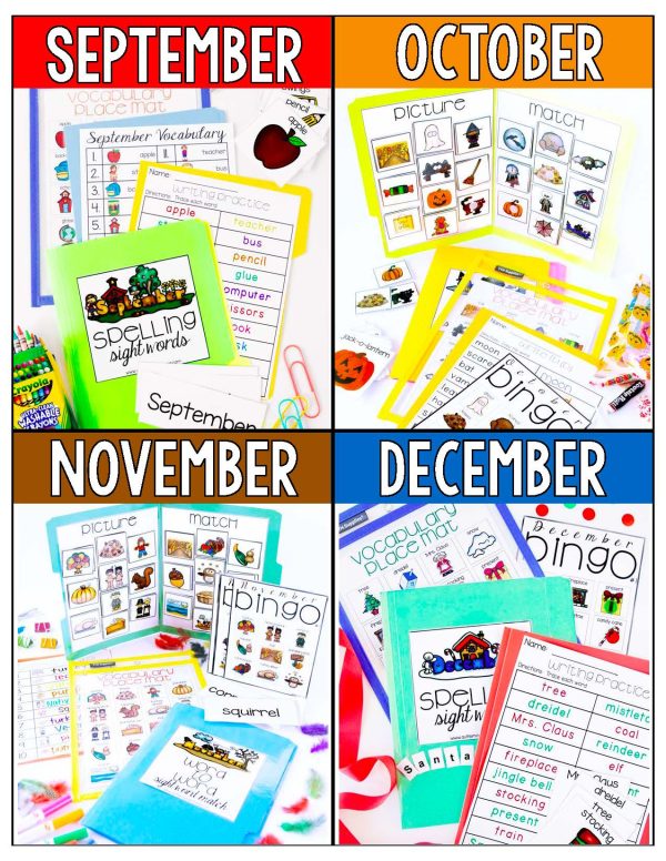 Vocabulary Unit Year Long Bundle- For Special Education - Image 2