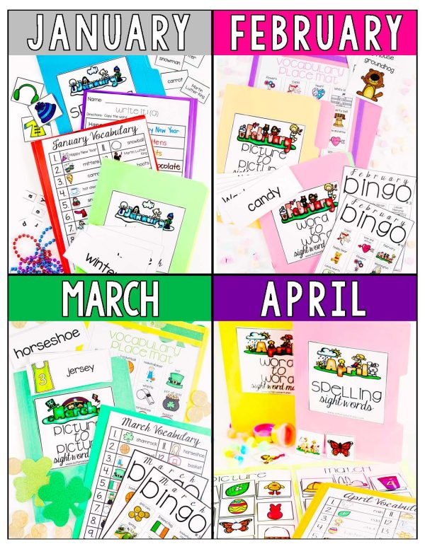 Vocabulary Unit Year Long Bundle- For Special Education - Image 3