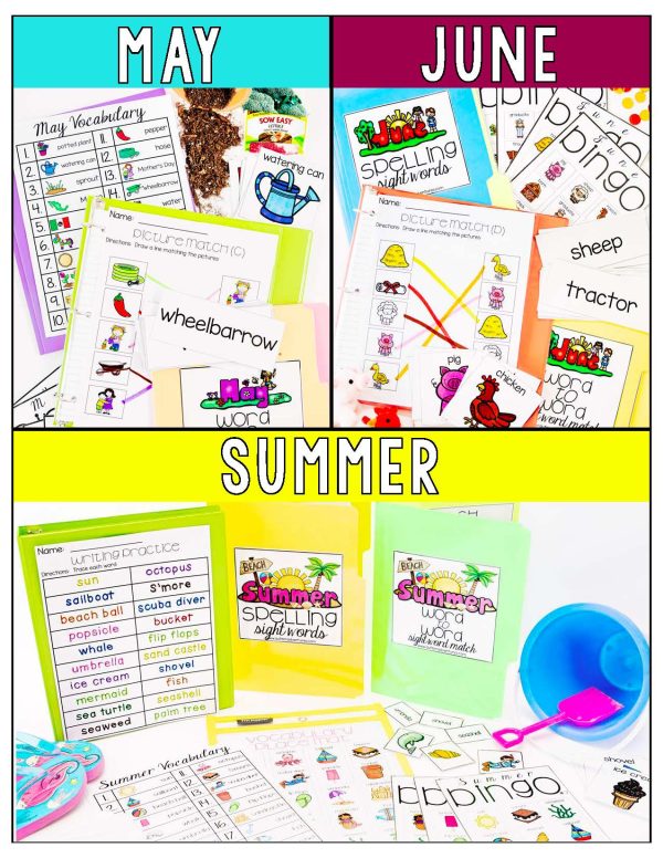 Vocabulary Unit Year Long Bundle- For Special Education - Image 4