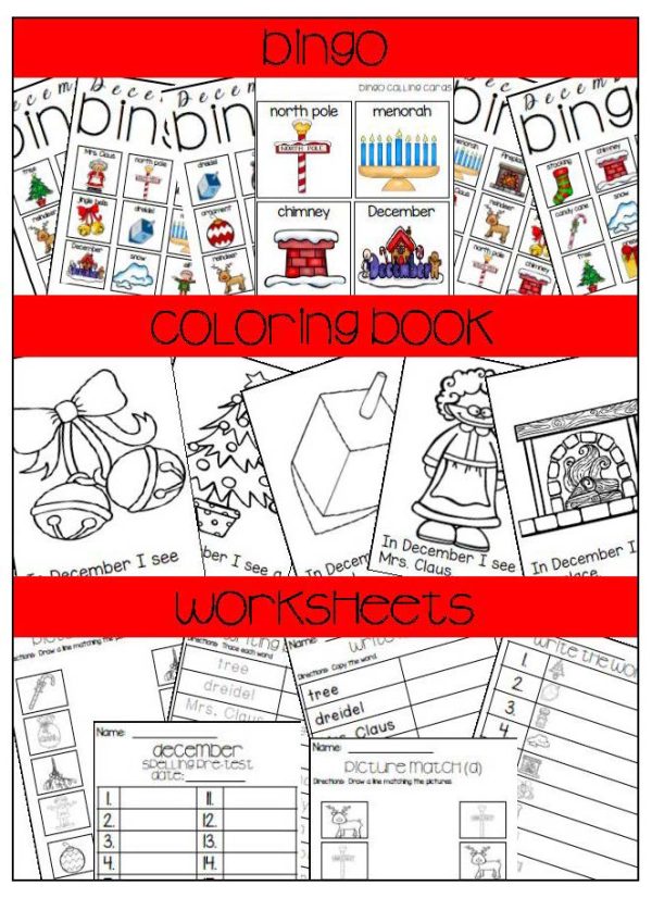December Vocabulary Unit- for Student's with Special Needs - Image 7