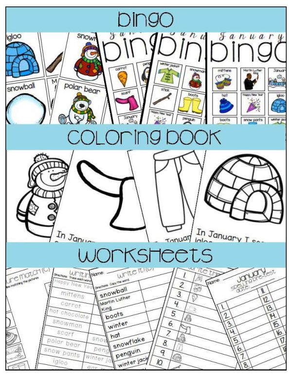 January Vocabulary Unit- for Student's with Special Needs - Image 7
