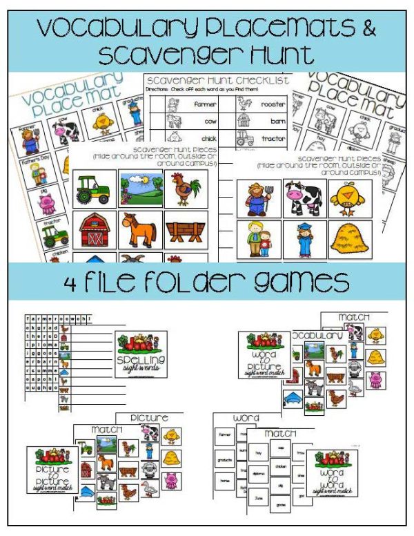 June Vocabulary Unit- for Students with Special Needs - Image 5